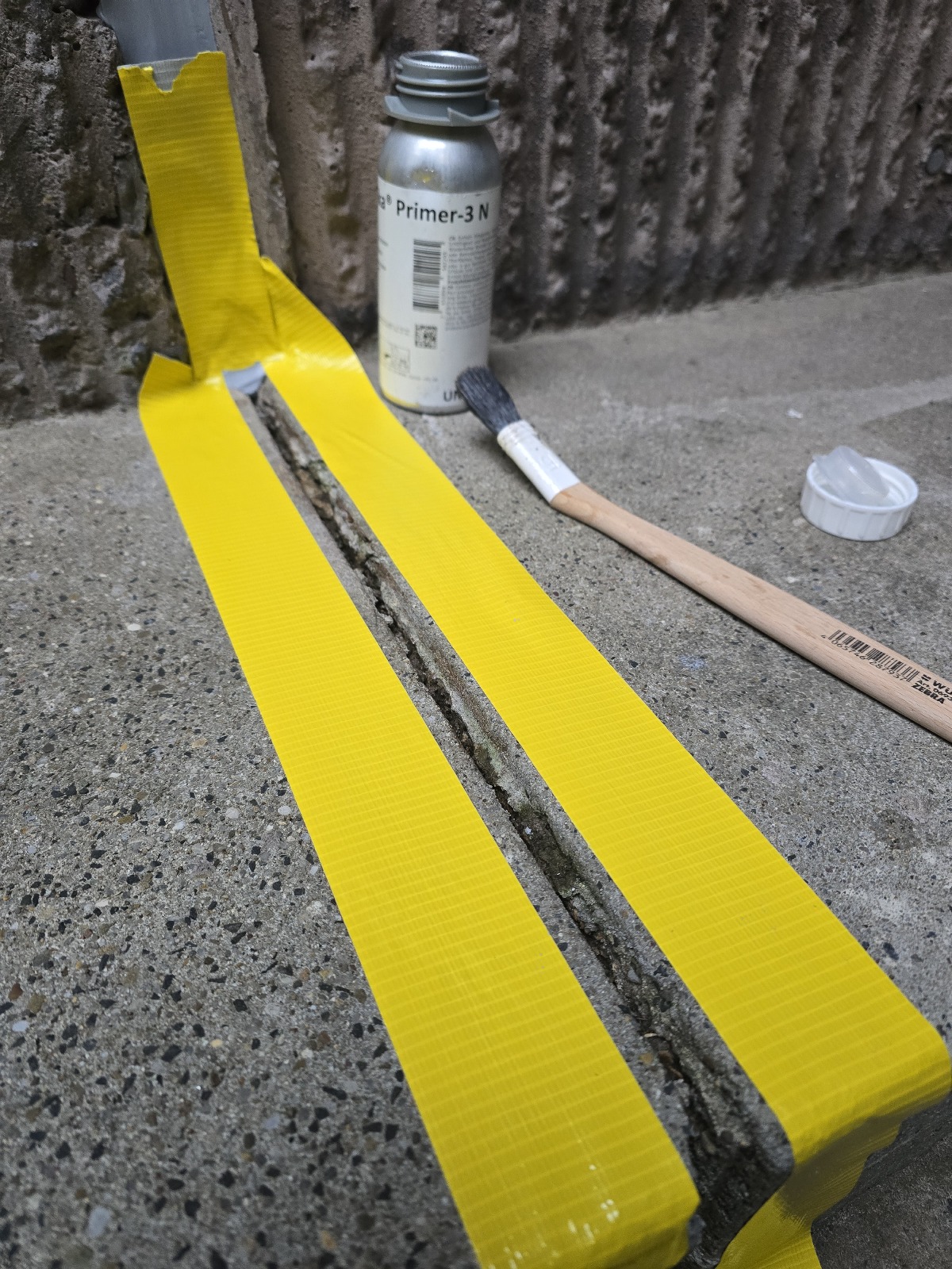 Hybridfugen Installation - Detailansicht