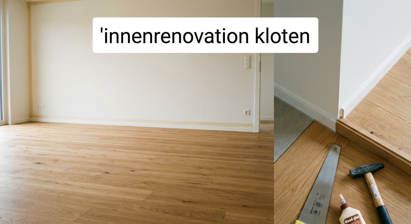 Innenrenovation Kloten mit neuem Bodenbelag und frisch gestrichenen Wänden – SILTEK GmbH Region Zürich