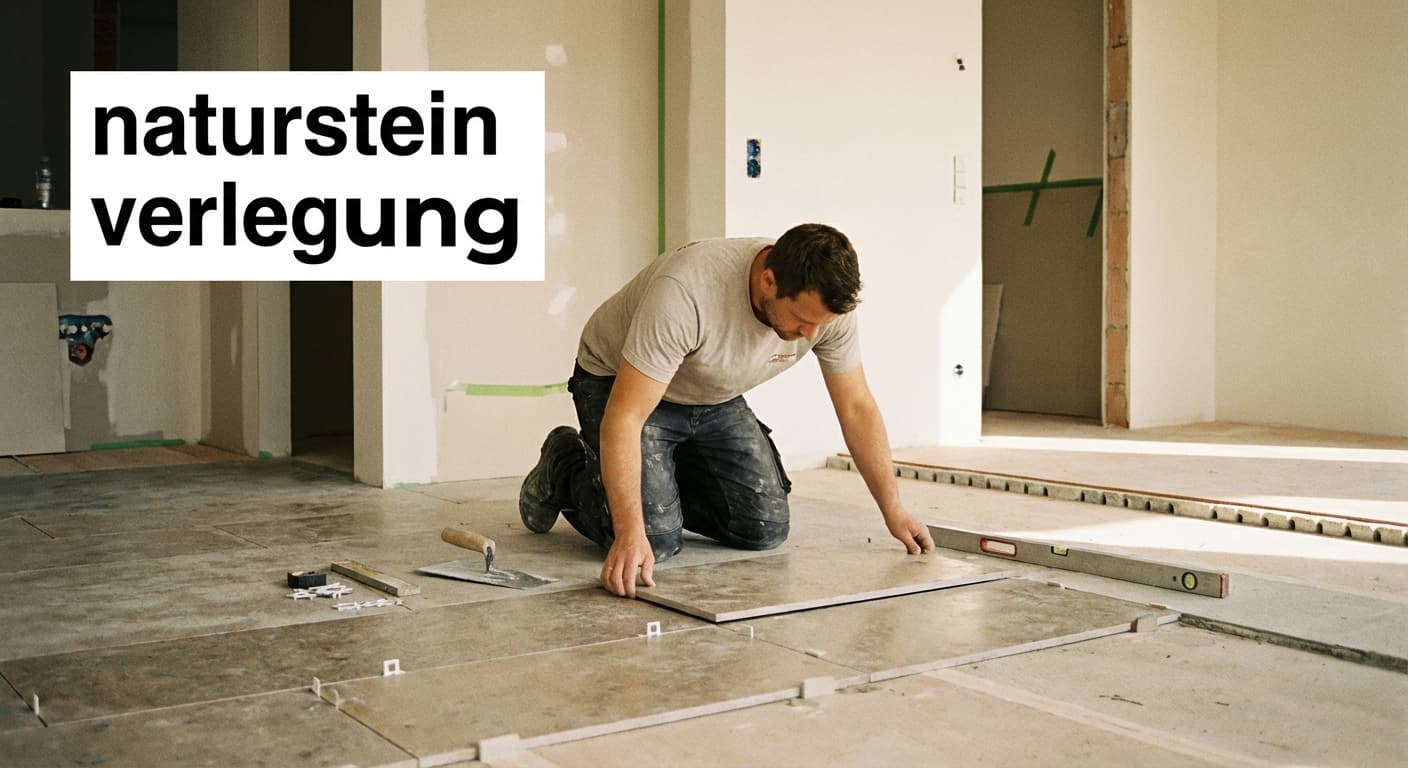 naturstein verlegung im Neubau Gewerberaum, Natursteinplatten am Boden mit Randfuge, SILTEK GmbH Zürich